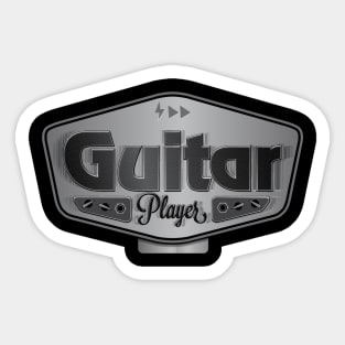 Guitar Player Sticker